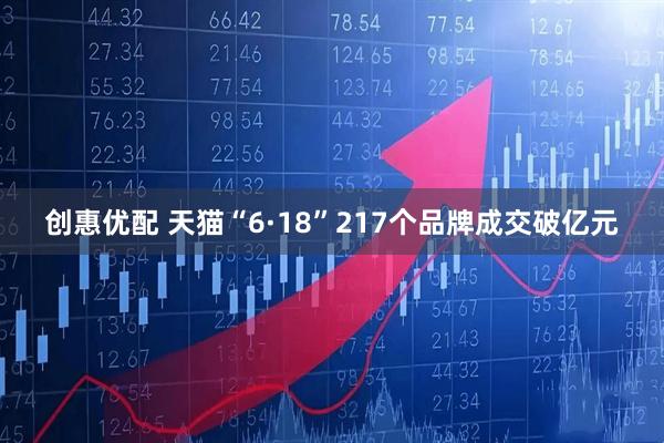 创惠优配 天猫“6·18”217个品牌成交破亿元