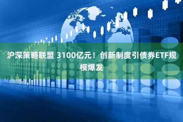沪深策略联盟 3100亿元！创新制度引债券ETF规模爆发