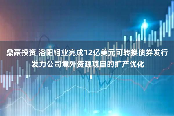 鼎豪投资 洛阳钼业完成12亿美元可转换债券发行 发力公司境外资源项目的扩产优化